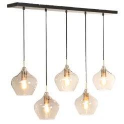 Light & Living Hanglamp Rakel Brons - 5 x E27 - 104 cm breed