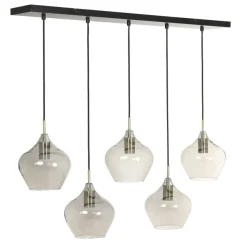 Light & Living Hanglamp Rakel Brons - 5 x E27 - 104 cm breed