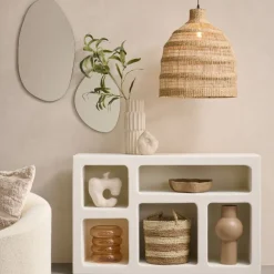 Light & Living Hanglamp Sagar Naturel - E27 - 57 cm hoog