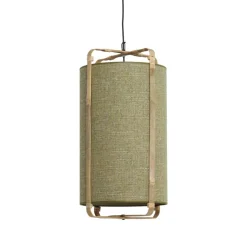 Light & Living Hanglamp Sendai Groen - E27 - Ø 32 cm
