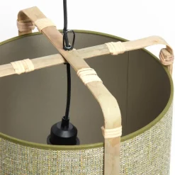 Light & Living Hanglamp Sendai Groen - E27 - Ø 32 cm