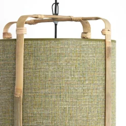 Light & Living Hanglamp Sendai Groen - E27 - Ø 32 cm