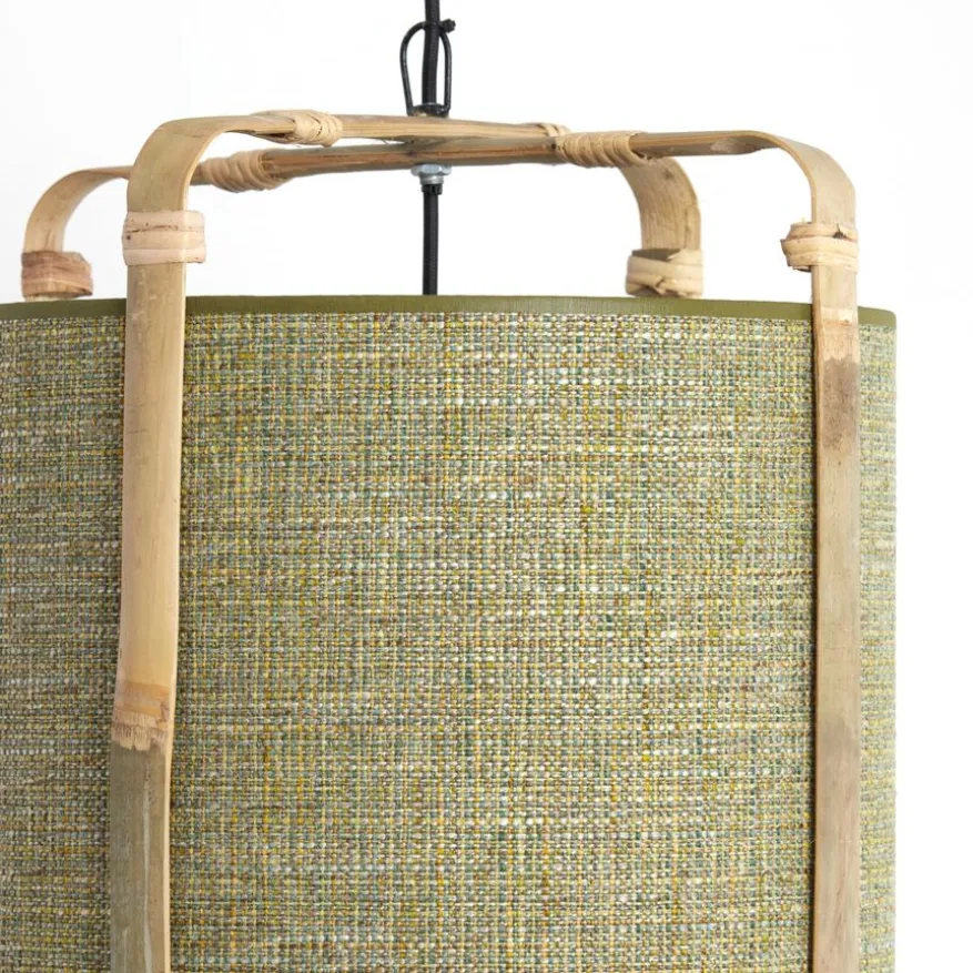 Light & Living Hanglamp Sendai Groen - E27 - Ø 32 cm