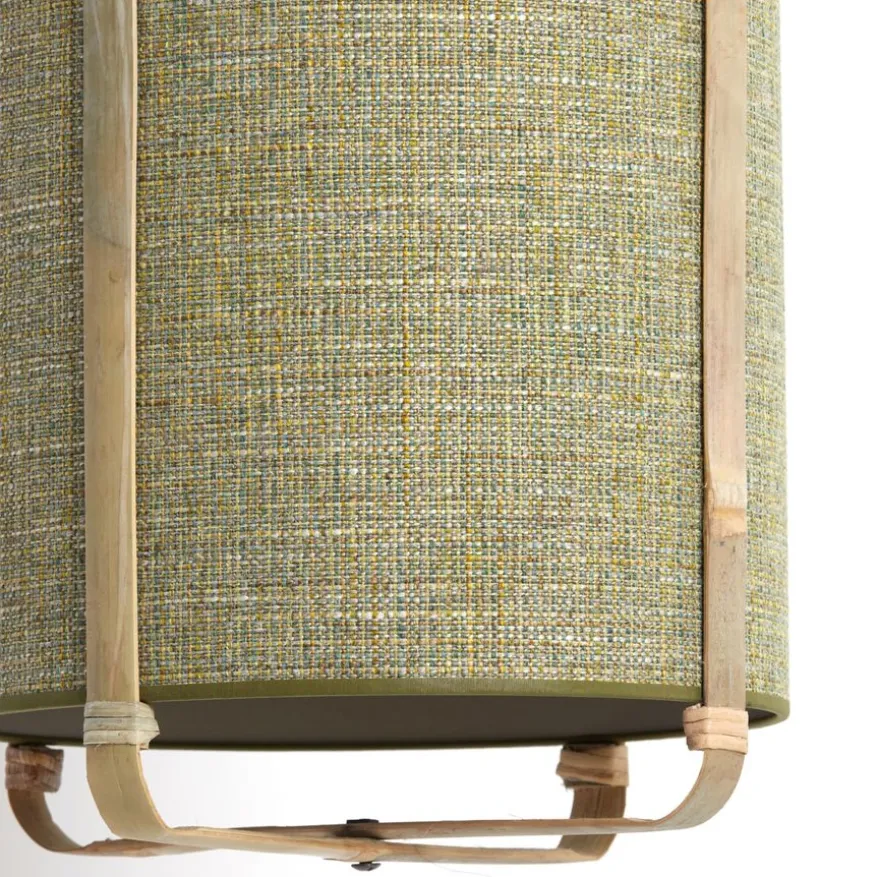 Light & Living Hanglamp Sendai Groen - E27 - Ø 32 cm
