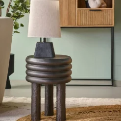 Light & Living Lampenkap Breska Beige - 25x28x21 cm