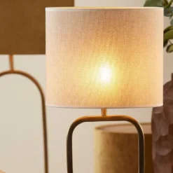 Light & Living Lampenkap Breska Beige - 25x18x25 cm