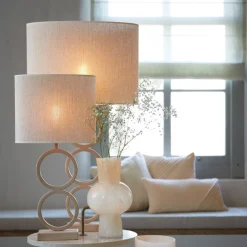 Light & Living Lampenkap Breska Beige - 38x28x18 cm