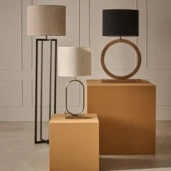 Light & Living Lampenkap Breska Beige - 40x30x40 cm