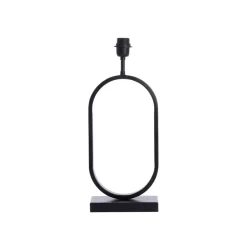 Light & Living Lampenvoet Jamiri Zwart - E27 - 45 cm hoog