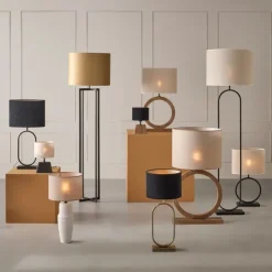 Light & Living Lampenvoet Liva Zwart - E27 - 42 cm hoog