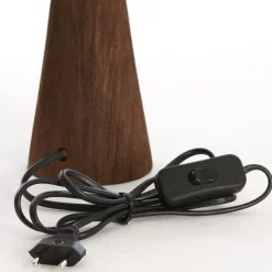 Light & Living Lampenvoet Festina Donkerbruin - E27 - 40 cm hoog
