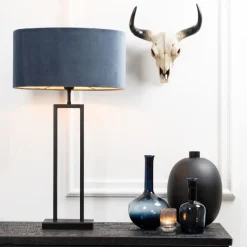 Light & Living Lampenvoet Shiva Zwart - E27 -  55 cm hoog