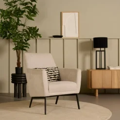 Light & Living Lampenvoet Mace Zwart - E27 - 35 cm hoog