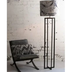 Light & Living Lampenvoet Mace Zwart - E27 - 140 cm hoog