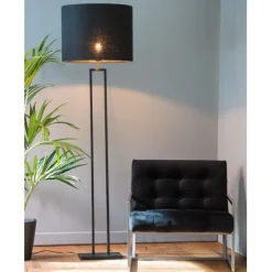 Light & Living Lampenvoet Shiva Zwart - E27 - 141 cm hoog