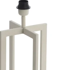 Light & Living Lampenvoet Mace Creme - E27 - 46 cm hoog