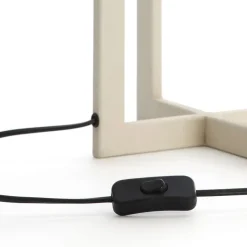 Light & Living Lampenvoet Mace Creme - E27 - 46 cm hoog