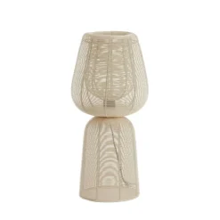 Light & Living Tafellamp Aboso Crème - E27 - 54 cm hoog