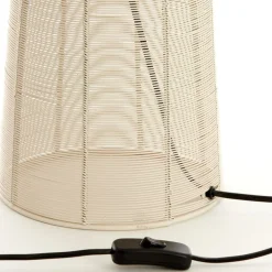Light & Living Tafellamp Aboso Crème - E27 - 54 cm hoog