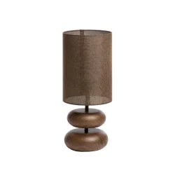 Light & Living Tafellamp Danialo Bruin - E27 - 51 cm hoog