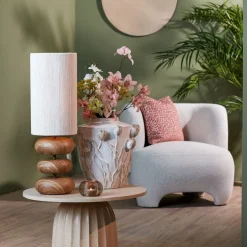 Light & Living Tafellamp Danialo Naturel - E27 - 68 cm hoog