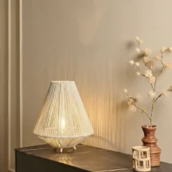 Light & Living Tafellamp Felida Crème - E27 - 40 cm hoog