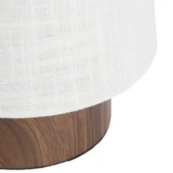Light & Living Tafellamp Howie Crème - E27 - 42 cm hoog