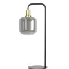 Light & Living Tafellamp Lekar Zwart - E27 - 58 cm hoog