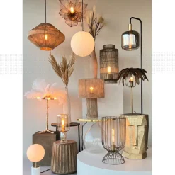 Light & Living Tafellamp Lazar Brons - E27 - 42 cm hoog