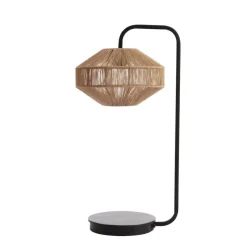 Light & Living Tafellamp Lyra Naturel - E27 - 60 cm hoog