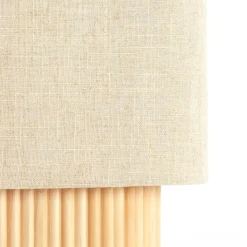 Light & Living Tafellamp Laslo Naturel - E27 - 45 cm hoog