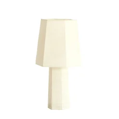 Light & Living Tafellamp Musabo Wit - E27 - 49 cm hoog