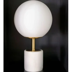 Light & Living Tafellamp Medina Wit - E27 - 35 cm hoog