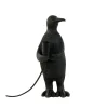 Light & Living Tafellamp Penguin Zwart - E14 - 34 cm hoog