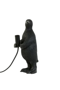 Light & Living Tafellamp Penguin Zwart - E14 - 34 cm hoog