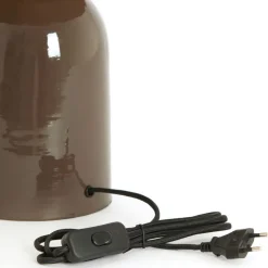 Light & Living Tafellamp Todd Bruin - E27 - 37 cm hoog