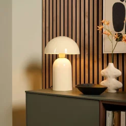 Light & Living Tafellamp Tolima Crème - E27 - 35 cm hoog