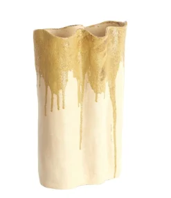 Light & Living Vaas Flovilla Olijfgroen - 40 cm hoog
