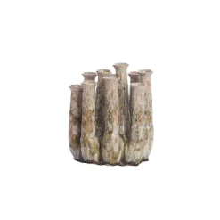 Light & Living Vaas Leanja Beige - 24 cm hoog