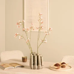 Light & Living Vaas Leanja Beige - 24 cm hoog