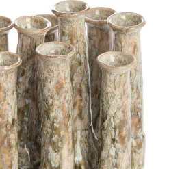 Light & Living Vaas Leanja Beige - 24 cm hoog