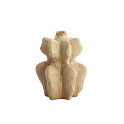 Light & Living Vaas Nara Olijfgroen - 24 cm hoog