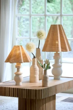 Light & Living Vaas Sesto Crème - 20 cm hoog