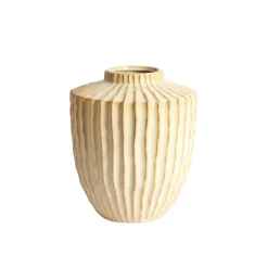 Light & Living Vaas Talea Lichtbruin - 28 cm Hoog