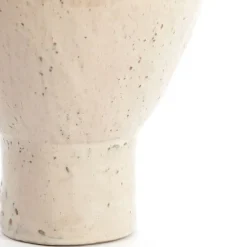 Light & Living Vaas Vasora Beige - 33 cm hoog