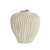 Light & Living Vaas Vechhia Crème - 35 cm hoog