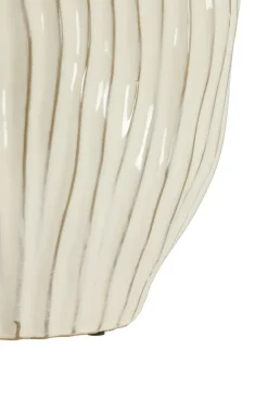 Light & Living Vaas Vechhia Crème - 35 cm hoog