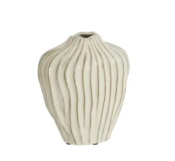 Light & Living Vaas Vechhia Crème - 25 cm hoog