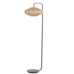 Light & Living Vloerlamp Lyra Naturel - E27 - 164 cm hoog