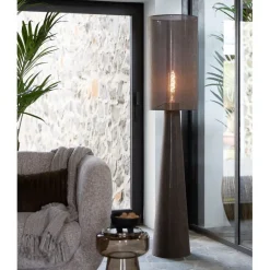 Light & Living Vloerlamp Micky Bruin - E27 - 180 cm hoog